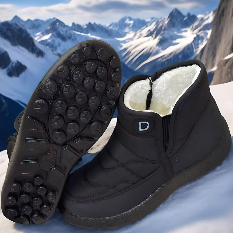 Women’s Winter Snow Boots – Warm Fur Lining, Waterproof & Non-Slip Design