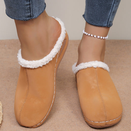 Women’s Warm Slip-On Winter Shoes – Soft Lining, Lightweight & Supportive
