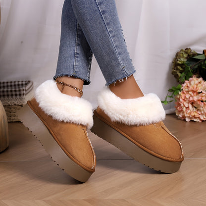 🔥Last Day 50% OFF -Women's Plush Lined Furry Snow Boots-Buy 2 Free Shipping
