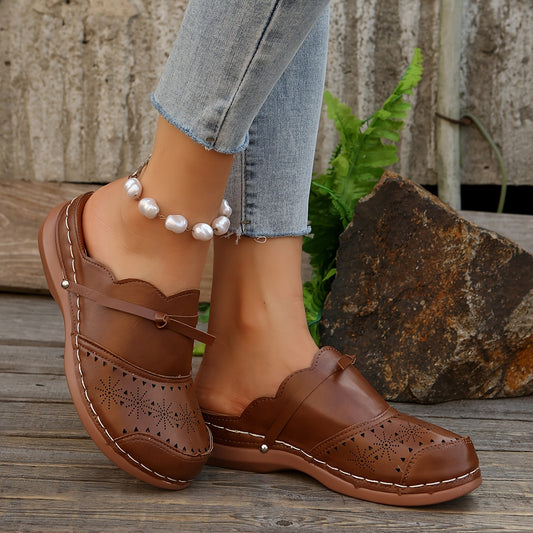 Classic Brown Mules for Women – Elegant, Comfy & Perfect for Any Season