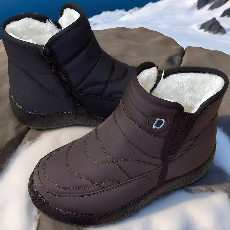 Women’s Winter Snow Boots – Warm Fur Lining, Waterproof & Non-Slip Design