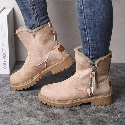 Women’s Warm Plush-Lined Winter Boots