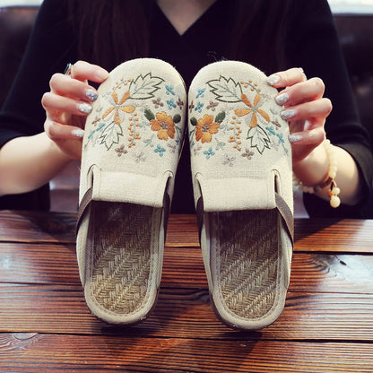Women's Floral Mules – Lightweight, Breathable & Comfortable Slip-On Shoes