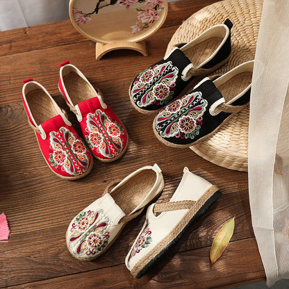 Women's Handmade Cotton Floral Shoes-✈️Buy 2 Free Shipping✈️