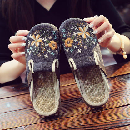 Women's Floral Mules – Lightweight, Breathable & Comfortable Slip-On Shoes