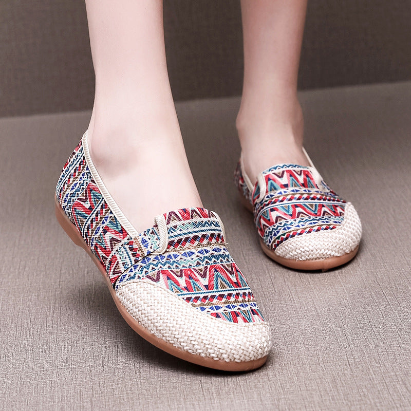 🔥Last day 60% OFF- Women's Vintage Slip On Shallow Loafers-Buy 2 Free shipping