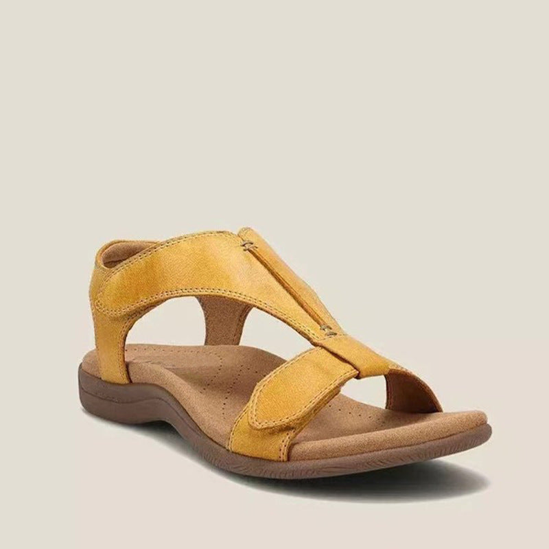 Women's Orthopedic Arch Support Sandals – Adjustable Velcro Strap Comfort Shoes