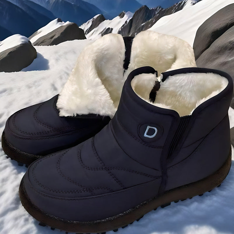 Women’s Winter Snow Boots – Warm Fur Lining, Waterproof & Non-Slip Design