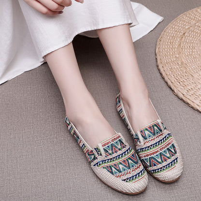 🔥Last day 60% OFF- Women's Vintage Slip On Shallow Loafers-Buy 2 Free shipping