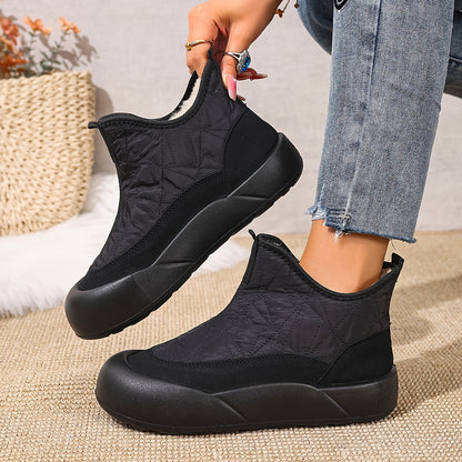 Warm Shearling Winter Boots for Women – Waterproof, Non-Slip & Cozy Inside