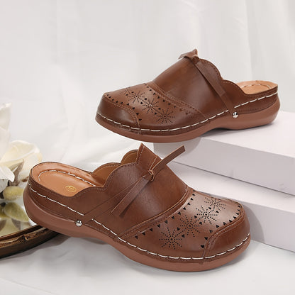 Classic Brown Mules for Women – Elegant, Comfy & Perfect for Any Season