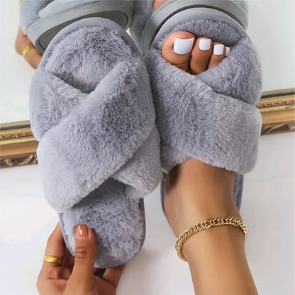 🔥Last Day 50% OFF -Women's Criss Cross House Slippers-Buy 2 Free Shipping