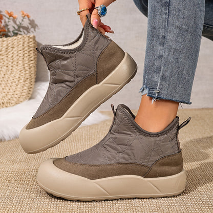 Warm Shearling Winter Boots for Women – Waterproof, Non-Slip & Cozy Inside