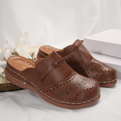 Classic Brown Mules for Women – Elegant, Comfy & Perfect for Any Season