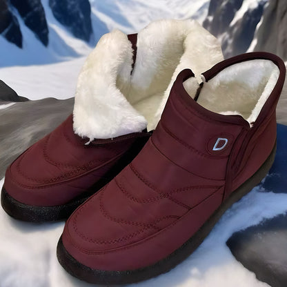 Women’s Winter Snow Boots – Warm Fur Lining, Waterproof & Non-Slip Design