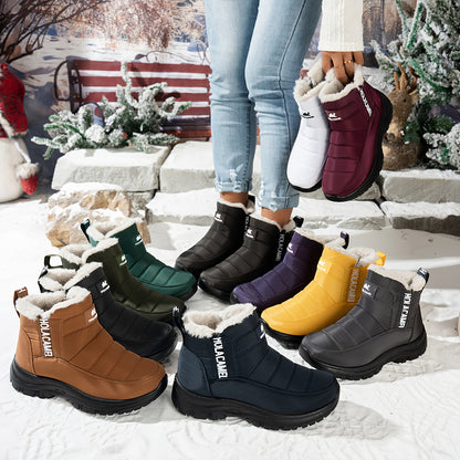 Women’s Durable Fleece-Lined Boots – Warm, Wear-Resistant & Easy to Walk In