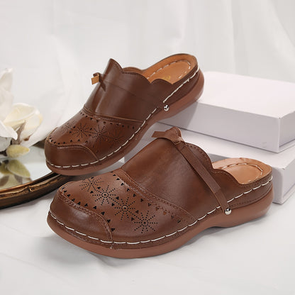 Classic Brown Mules for Women – Elegant, Comfy & Perfect for Any Season
