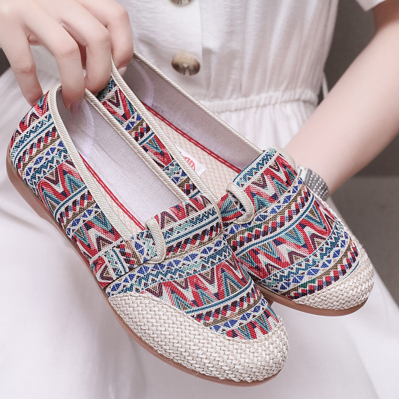 🔥Last day 60% OFF- Women's Vintage Slip On Shallow Loafers-Buy 2 Free shipping