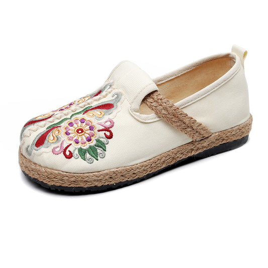 Women's Handmade Cotton Floral Shoes-✈️Buy 2 Free Shipping✈️