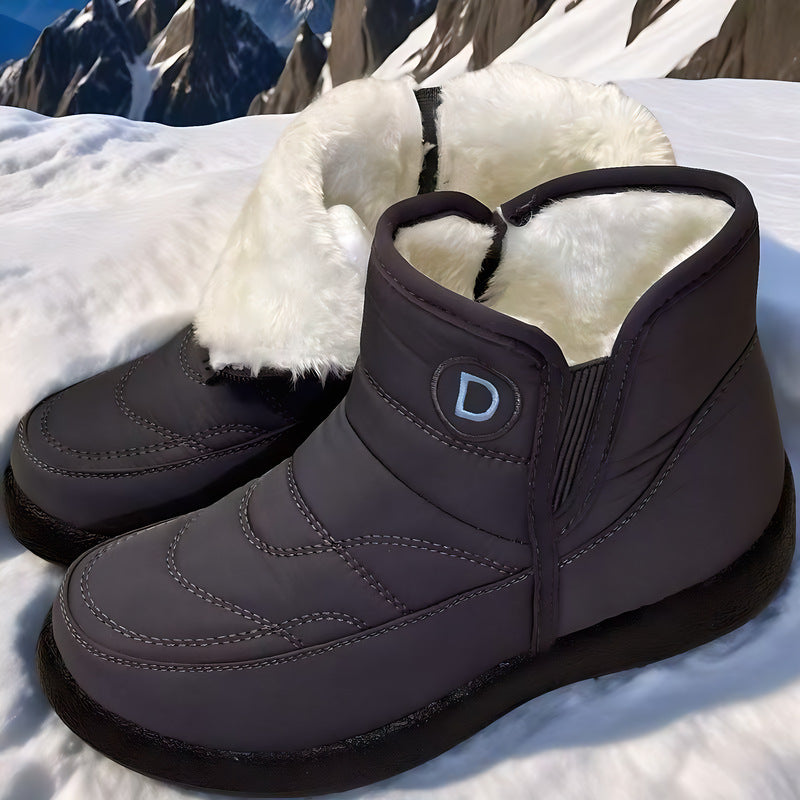 Women’s Winter Snow Boots – Warm Fur Lining, Waterproof & Non-Slip Design