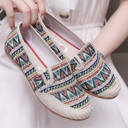 🔥Last day 60% OFF- Women's Vintage Slip On Shallow Loafers-Buy 2 Free shipping
