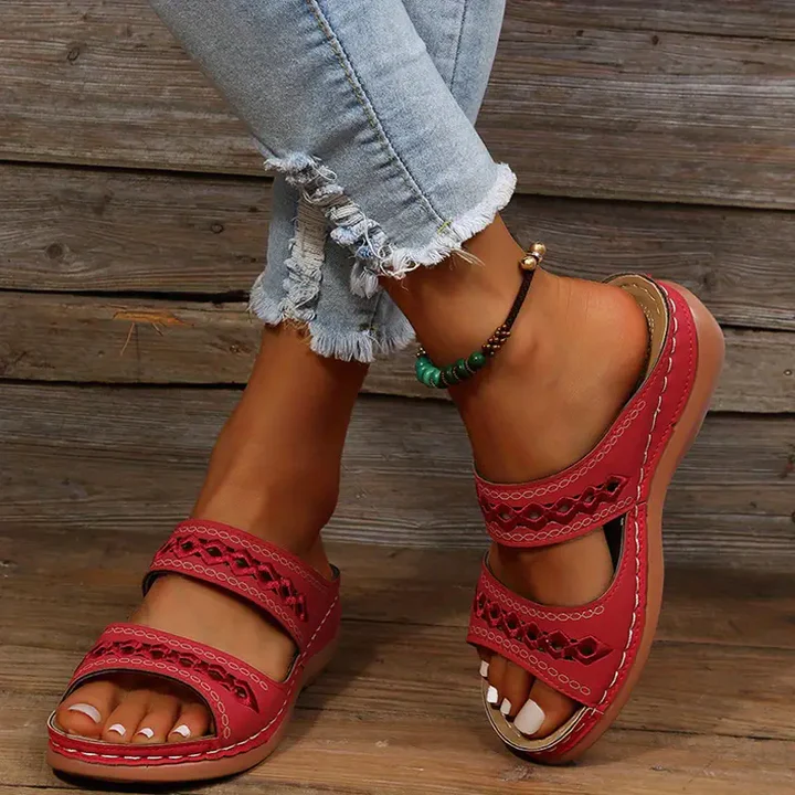 [#1 TRENDING SUMMER 2023] Arch Support Orthopedic Wedge Sandals 2023-[MOTHER'S DAY 49% OFF🔥]