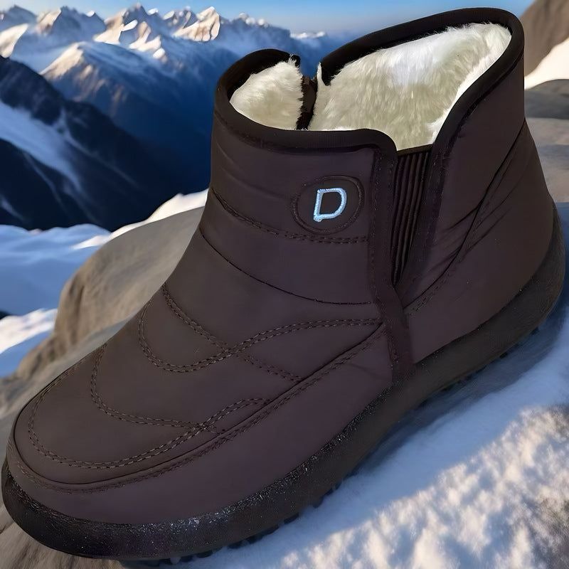 Women’s Winter Snow Boots – Warm Fur Lining, Waterproof & Non-Slip Design