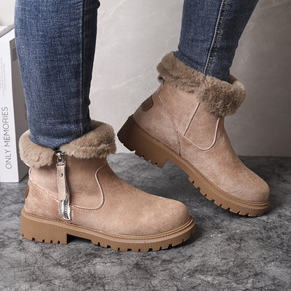 Women’s Warm Plush-Lined Winter Boots