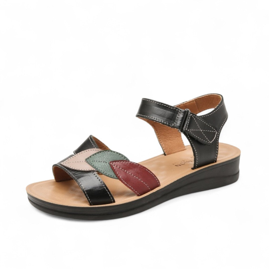 CMF Women Sandals Massage Particles Soft Leather Breathable Summer