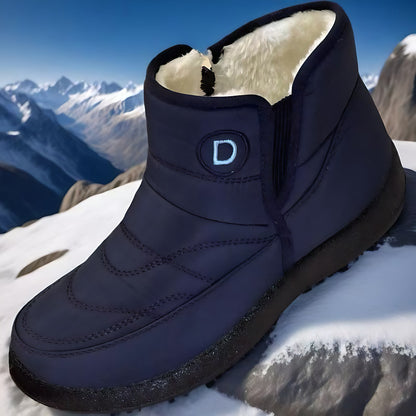 Women’s Winter Snow Boots – Warm Fur Lining, Waterproof & Non-Slip Design