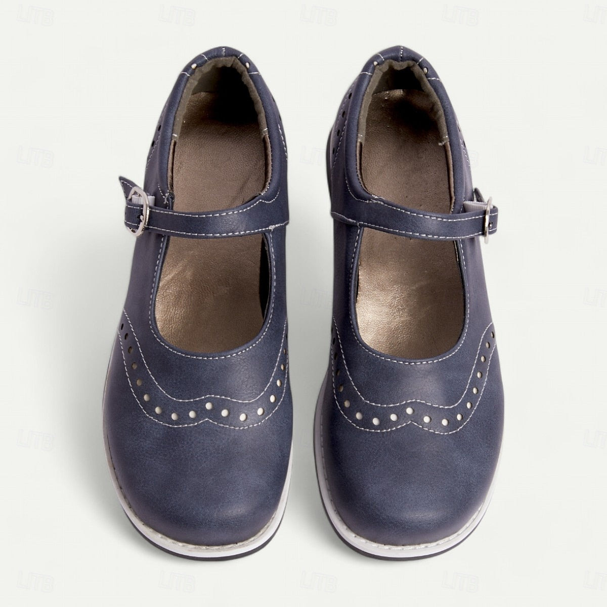 Cutout Low Heel Oxford Shoes Women Daily Loafers
