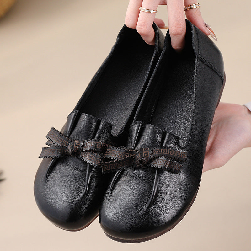 Women's Solid Color Flat Shoes