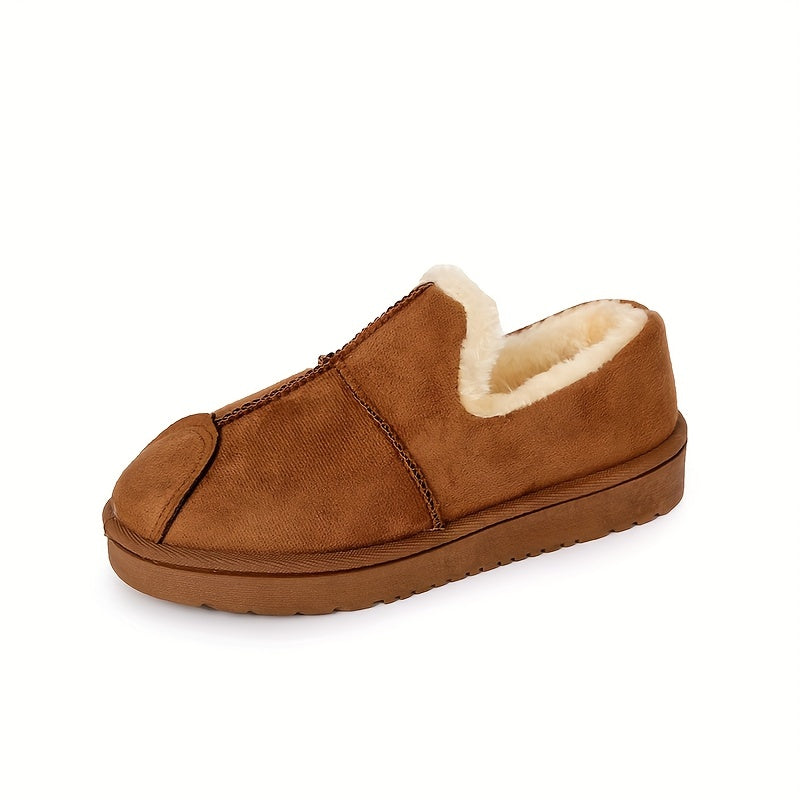 🔥Last Day 50% OFF -Fur Lined Thermal Soft Thick Sole Snow Shoes-Buy 2 Free Shipping