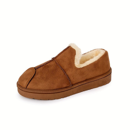 🔥Last Day 50% OFF -Fur Lined Thermal Soft Thick Sole Snow Shoes-Buy 2 Free Shipping