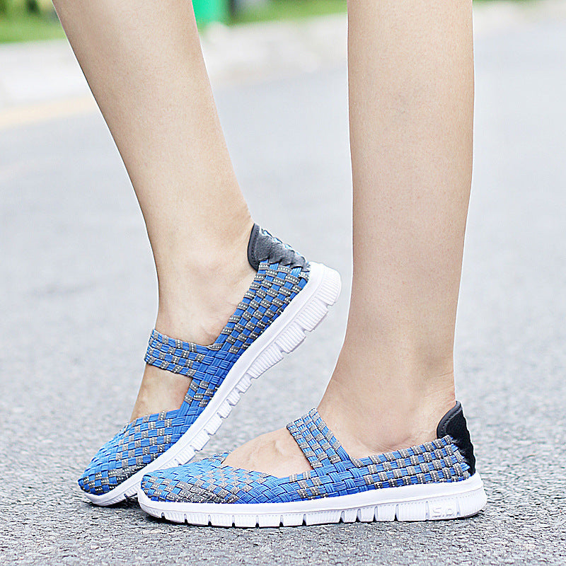 【New arrived】Elastic Belt Casual Women Shoes