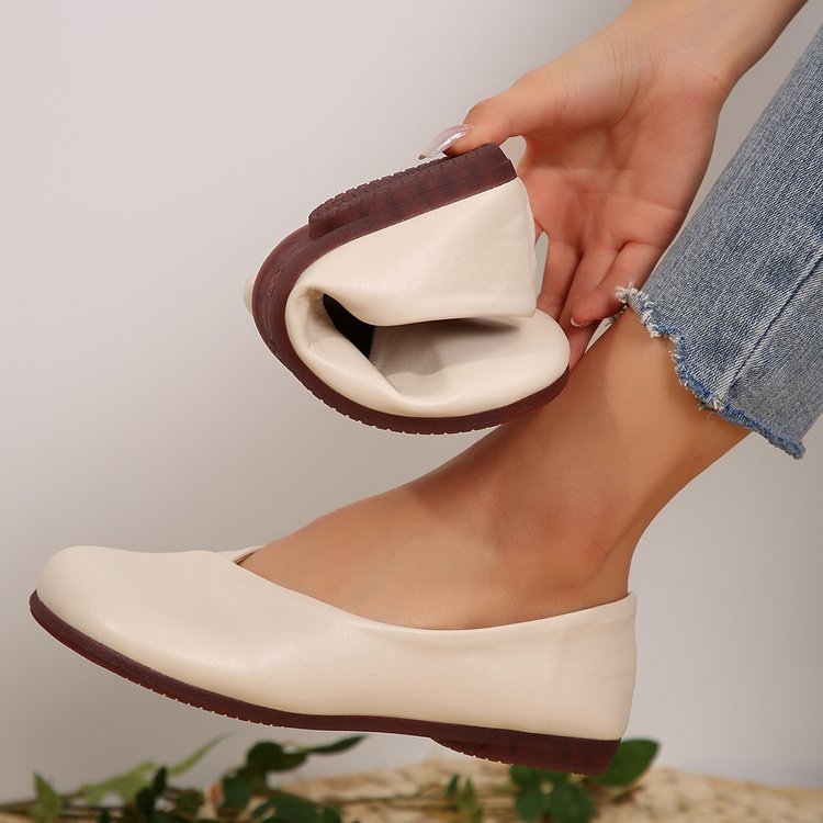 Women’s Classic Comfort Flats – Elegant Fall Shoes for Everyday Wear