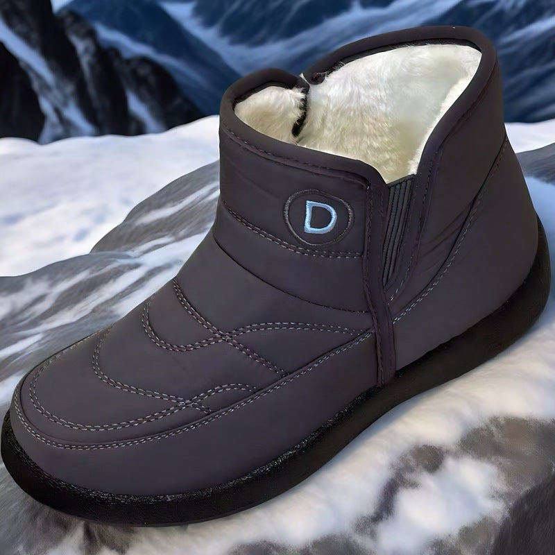 Women’s Winter Snow Boots – Warm Fur Lining, Waterproof & Non-Slip Design