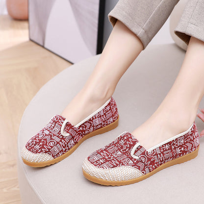 🔥Last day 60% OFF- Women's Vintage Slip On Shallow Loafers-Buy 2 Free shipping