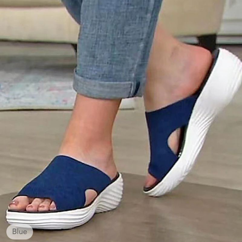 CMF Women Orthotics Sandals Open Toe Comfortable Stretchy Summer Beach Casual Sandals