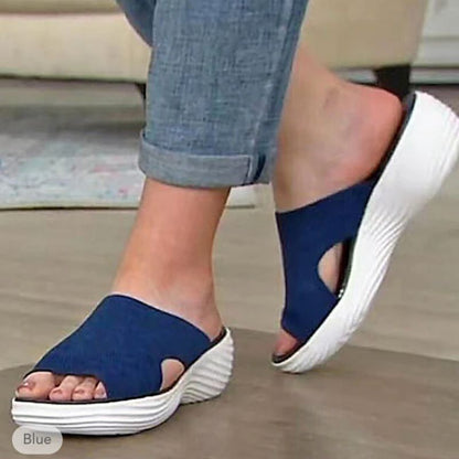 CMF Women Orthotics Sandals Open Toe Comfortable Stretchy Summer Beach Casual Sandals