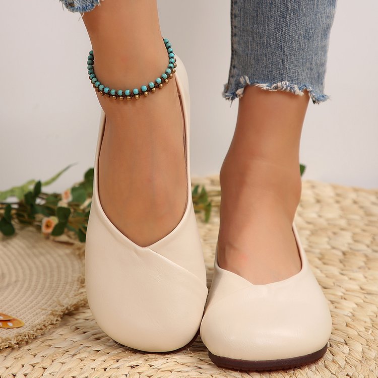 Women’s Classic Comfort Flats – Elegant Fall Shoes for Everyday Wear