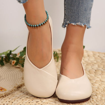 Women’s Classic Comfort Flats – Elegant Fall Shoes for Everyday Wear