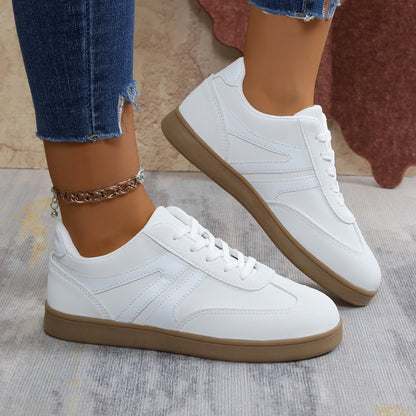 Women’s Vintage Casual Platform Sneakers – Comfortable Round Toe & Easy-to-Match Style