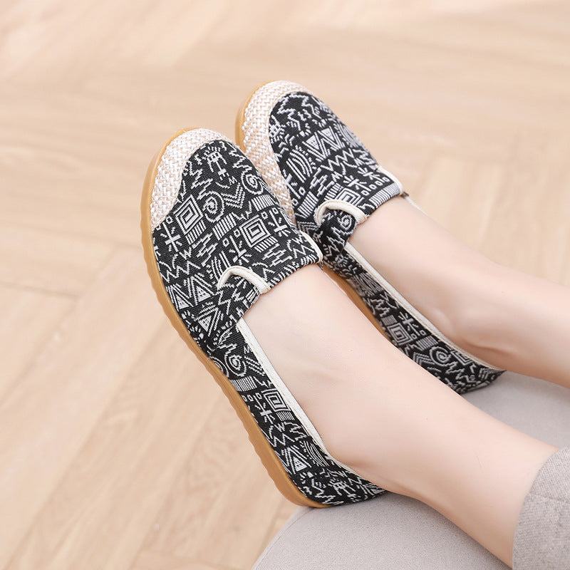 🔥Last day 60% OFF- Women's Vintage Slip On Shallow Loafers-Buy 2 Free shipping