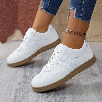 Women’s Vintage Casual Platform Sneakers – Comfortable Round Toe & Easy-to-Match Style