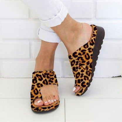 🔥Flash Sale 60% OFF🔥Women Comfy PU Leather Shoes Big Toe Foot Correction Sandal Orthopedic Bunion Corrector