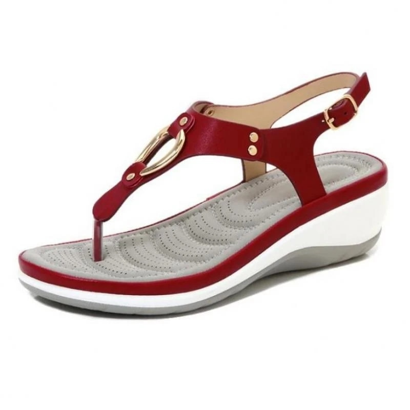 CMF Orthopedic Women Wedge Sandals Non-slip Soft Sole Comfortable Summer Beach Flip flop