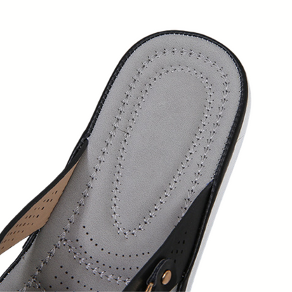 CMF Women Orthopedic Sandals Comfy Thong Wedge Beach Flip Flop