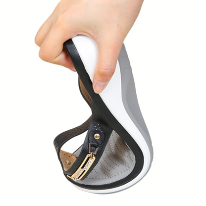 CMF Women Orthopedic Sandals Comfy Thong Wedge Beach Flip Flop