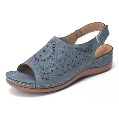 CMF Orthopedic Women Sandals Casual Open Toe Tribal Retro Wedge Sandals